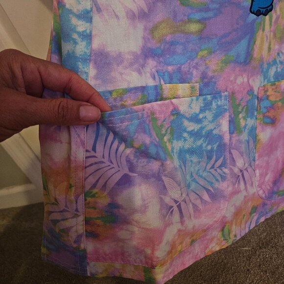 Disney Stitch scrub top - Picture 2 of 3